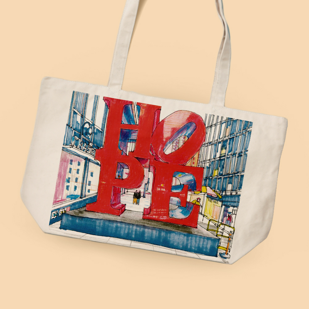 Hope - NUEVA YORK - Shopping bag - Tintablanca